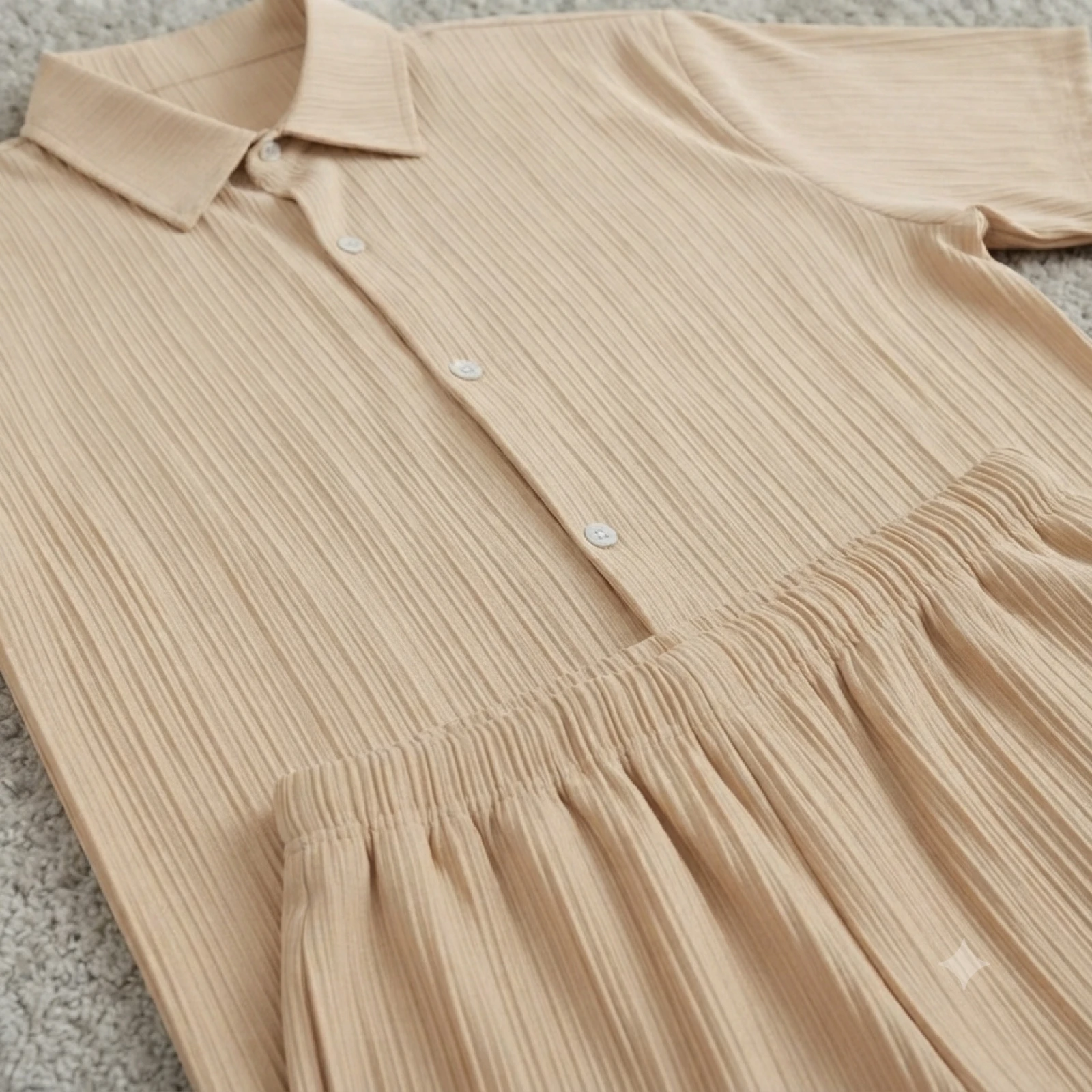 Heren zomerset 2-delig shirt+short grijs NIEUW  – photo 2